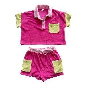 Kate Mack Terry Cloth Outfit Size 10